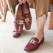 Carregar imagem no visualizador da galeria, Loafer Chloe Vinho